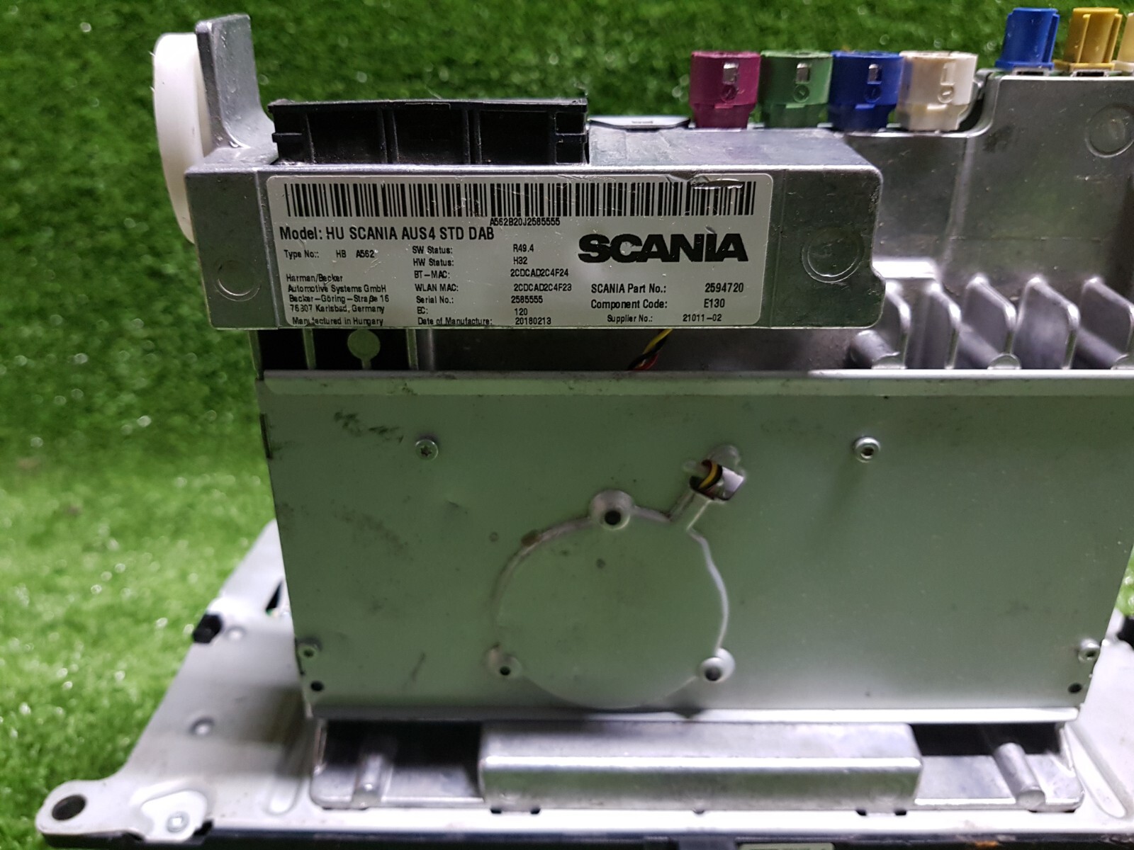 Scania Hu Scania Aus4 Std Dab 2594720 HBA562 HB A562 Multimedia Control Unit