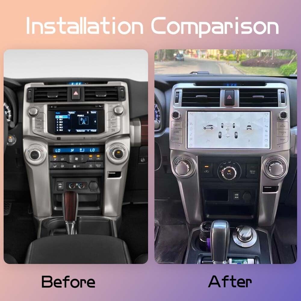 10.3” HD Car Radio GPS Navigation Android 8+128GB For 2010-2022 Toyota 4Runner