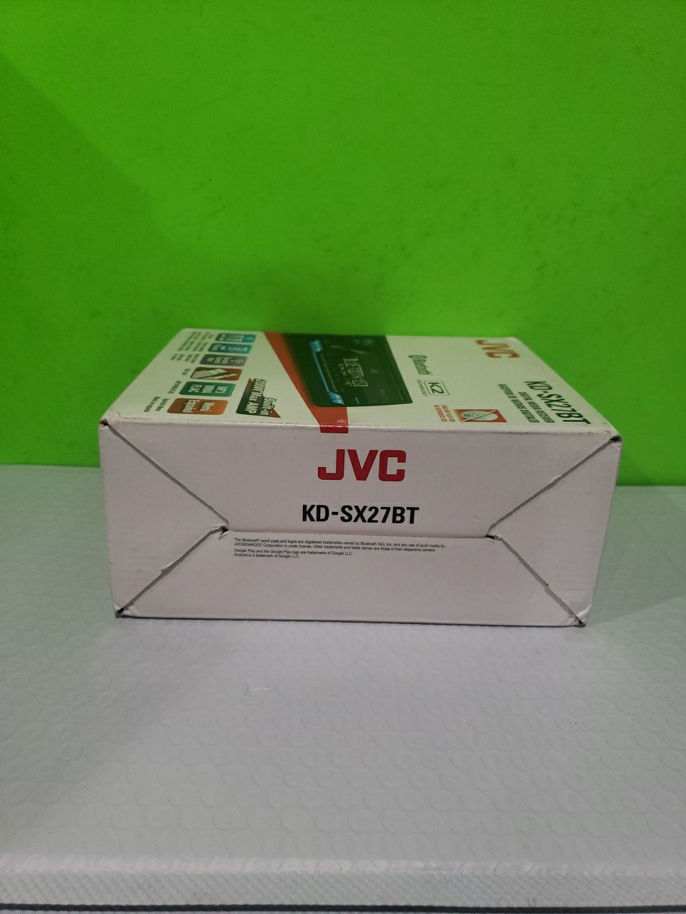 JVC KDSX27BT Car Stereo with Bluetooth 100W Digital Media Receiver 1.5A Open Box
