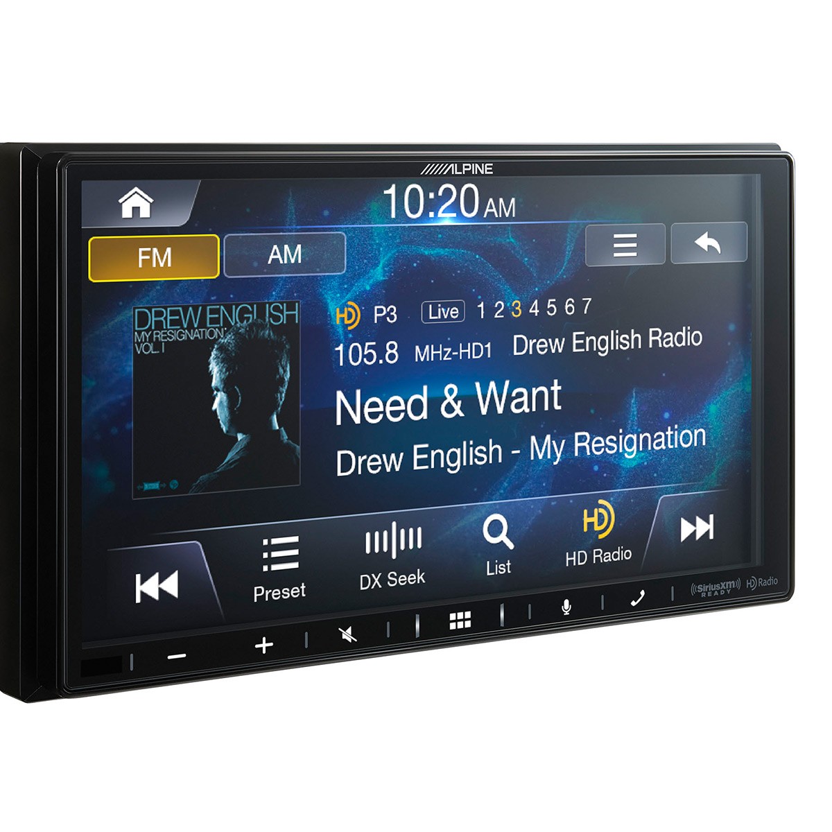 Alpine iLX-407 7″ Shallow-Chassis Multimedia Receiver