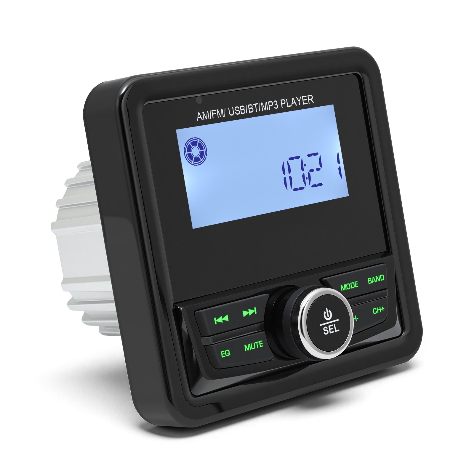 Marine Digital Media Receiver Bluetooth Waterproof LCD Display Boat Radio System