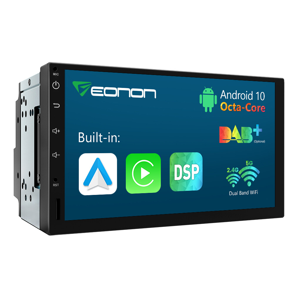 Eonon Q04SE Android 10 8-Core Double 2Din 7″ IPS Car Stereo Radio GPS CarPlay BT