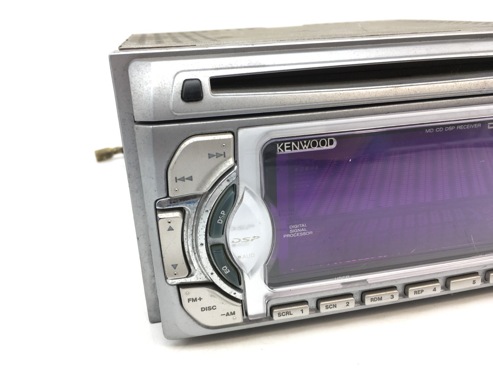 KENWOOD DPX-5200M 2DIN Car Audio CD MD AM FM Player Tested Working Vintage