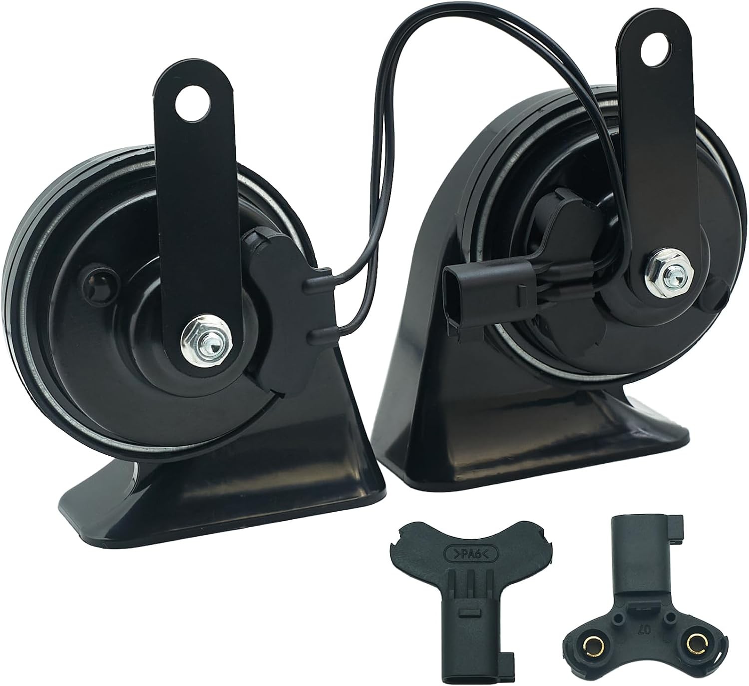Car Horn 12V Universal Super Loud Auto Horn Electric Waterproof Low High