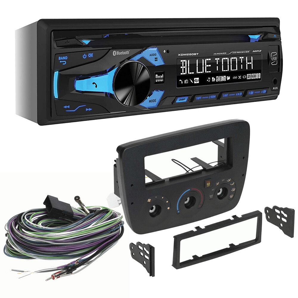 XDM280BT CD/AM/FM Radio Car Stereo + install Kit for 2000 – 2007 Ford Taurus