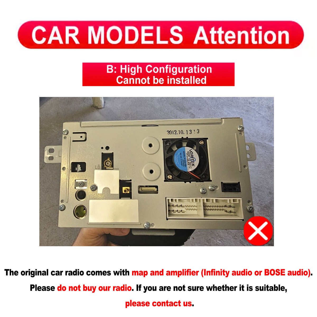GPS Radio Wifi Navi Car Stereo CarPlay For Hyundai Elantra 2011-2013 +AHD Camera