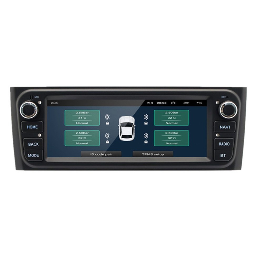 1 Din Car MP5 Player GPS Navi Head Unit Android 15 Fit For Fiat Punto 2007-2013