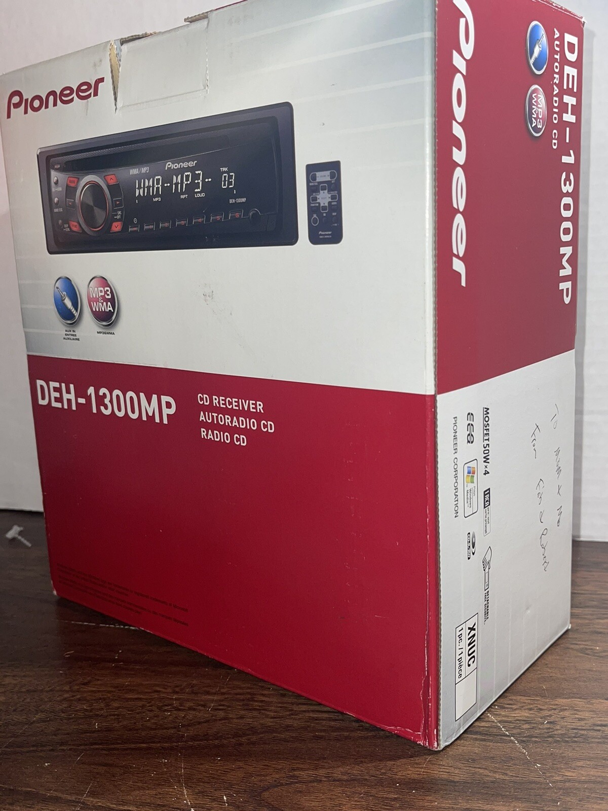Pioneer DEH-1300MP Car Stereo FM/AM Radio – USED TESTED -NO REMOTE