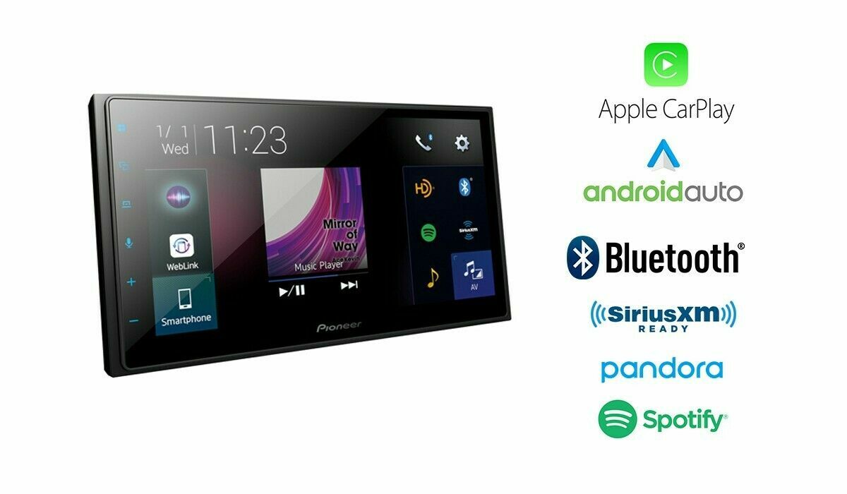 Pioneer DMH-2660NEX Bluetooth Media Apple CarPlay Android Auto XM HD Radio 6.8″