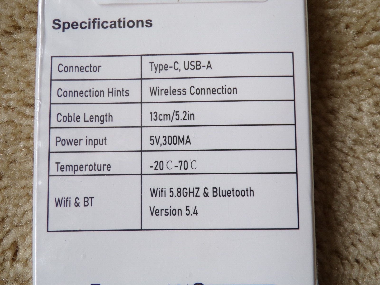 CarPlay Wireless Adapter, Wireless Carplay Adapter Z1; b2