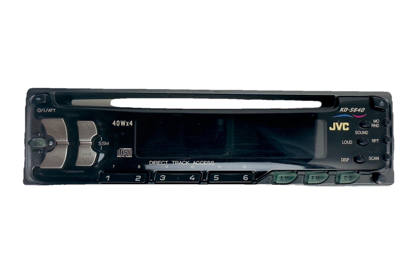 JVC KD-S640 CD Player In Dash Receiver ( Untested ) For Parts Only