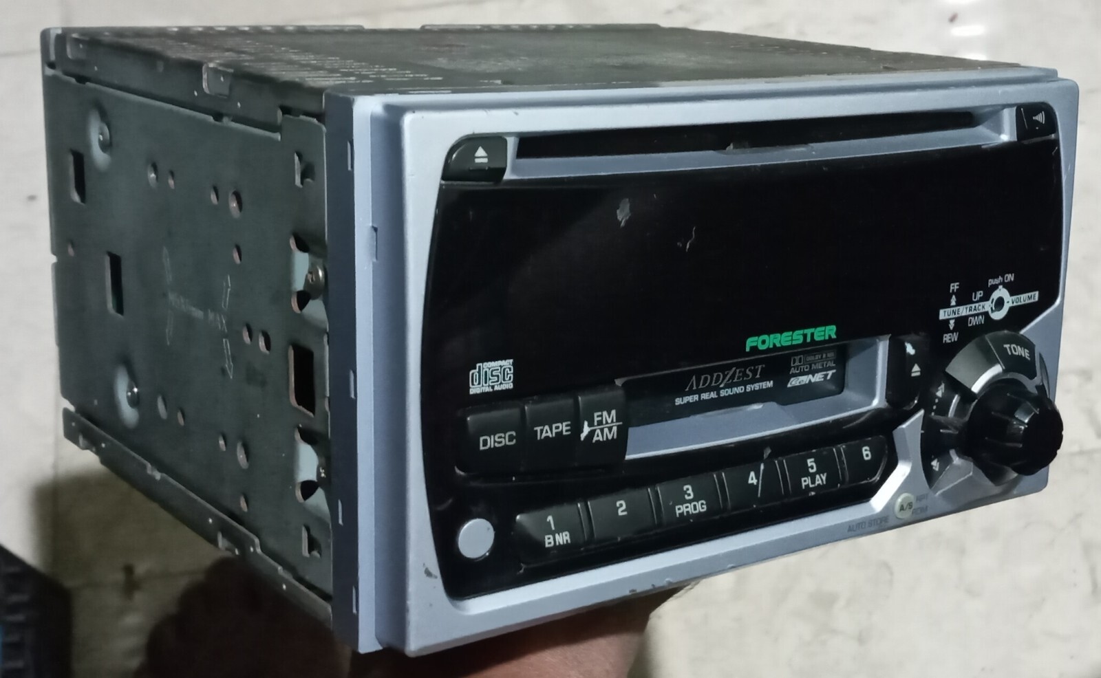 Clarion ADDZEST SUBARU FORESTER Cassette CD Radio old school rare classic JDM