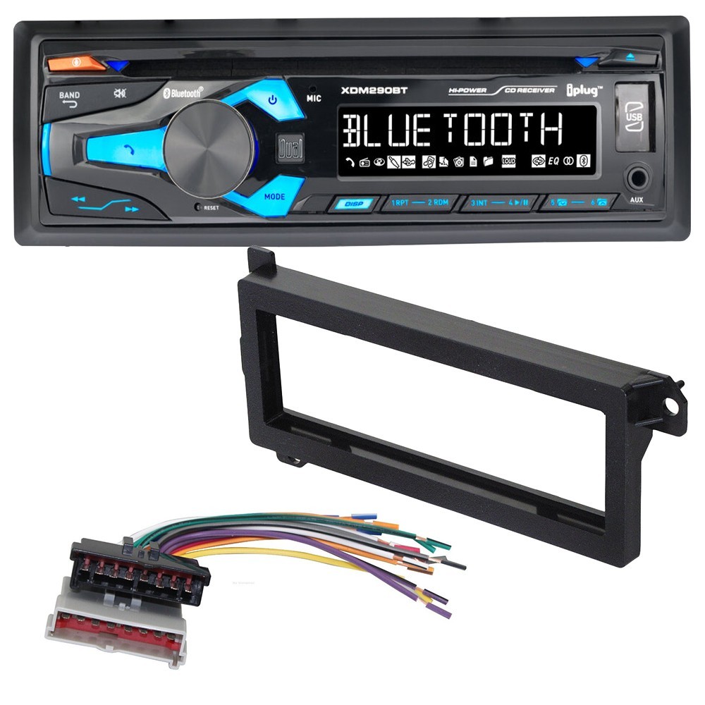 Dual XDM290BT Car Stereo CD Player AM/FM Radio for 1997-2002 Jeep Wrangler