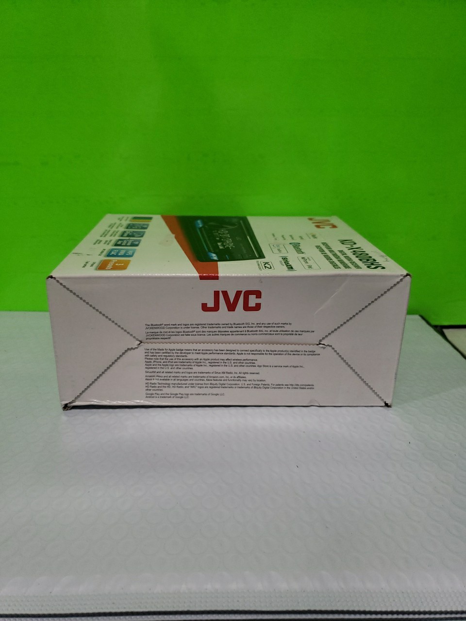 JVC KD-X480BHS Digital Media Receiver Bluetooth, USB HD Radio, SiriusXM Open Box