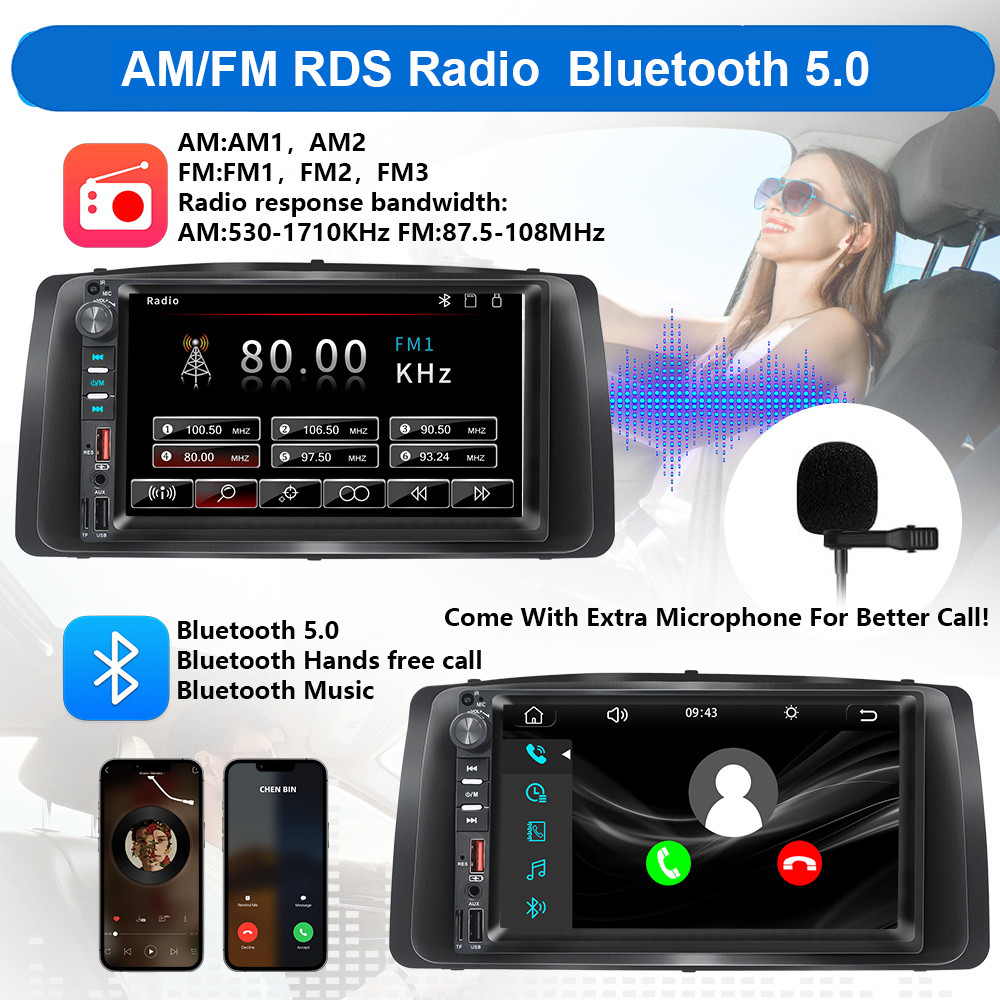 For Toyota Corolla 2009 2010 2011 2012 2013 9″ Car CarPlay Radio GPS Navi Stereo