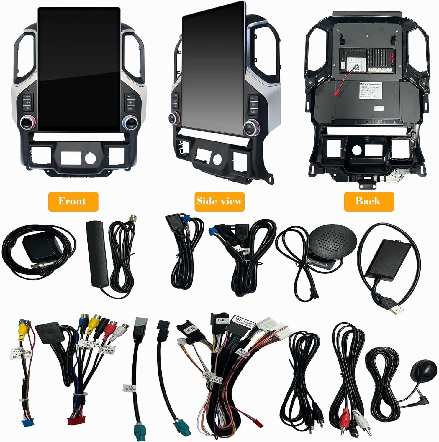 For Chevrolet Silverado GMC Sierra Android 14 Car Radio Stereo GPS Navi Carplay