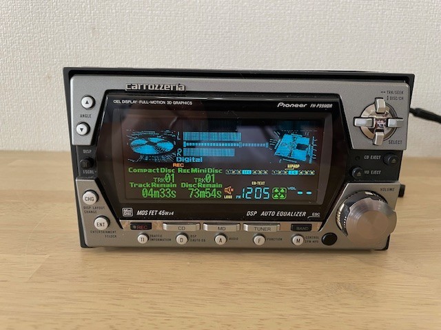 Pioneer Carrozzeria FH-P99MDR 2Din Car Audio CD MD Bluetooth Player Tested
