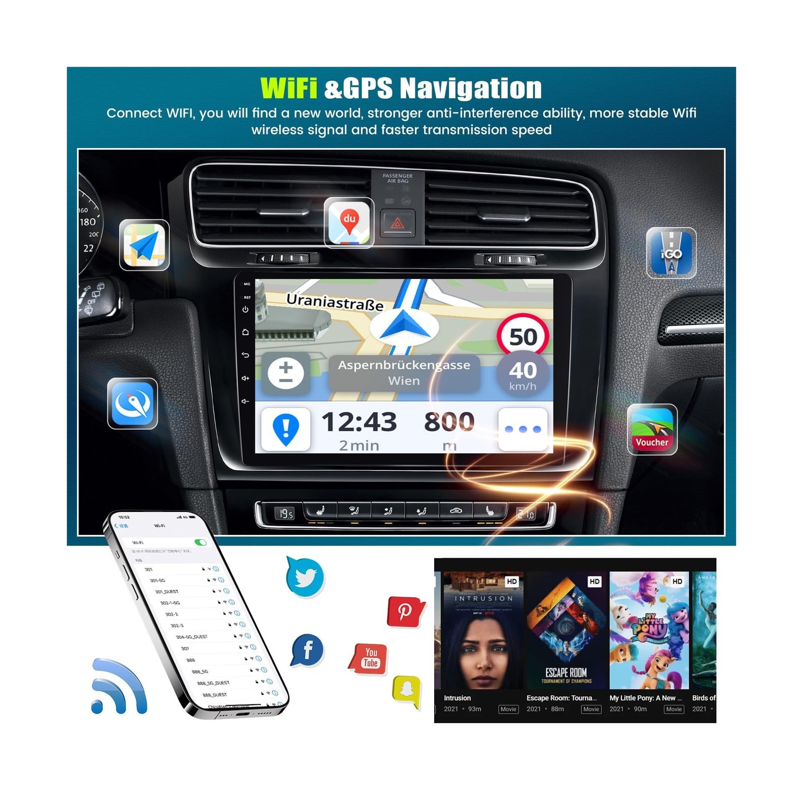 [6+128G] 8-Core Android 15 Car Radio Stereo for Mitsubishi Outlander 2008-201…