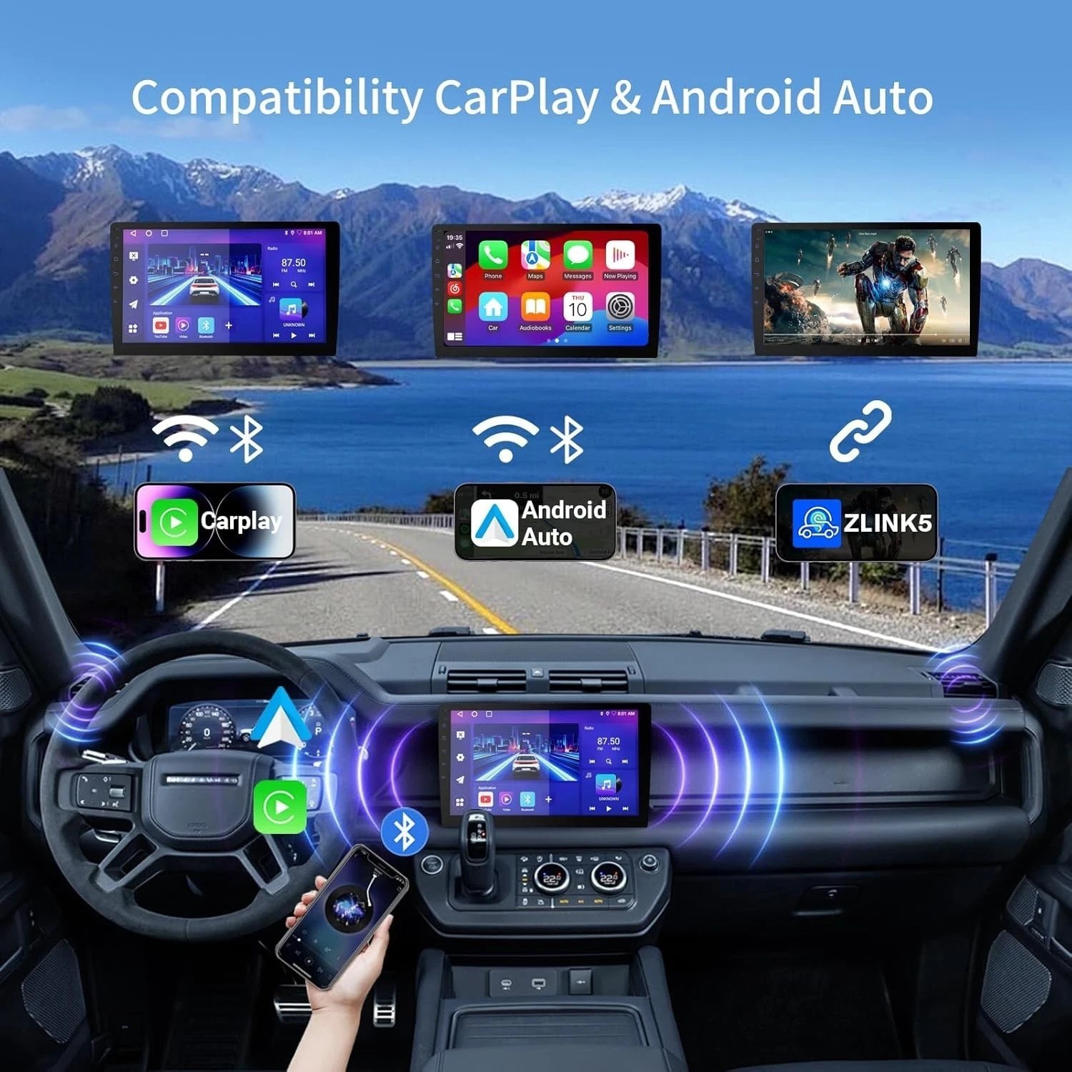 Car Audio Revolution: 10.1” Android 13 Stereo with Backup Camera & Hi-Fi Sound