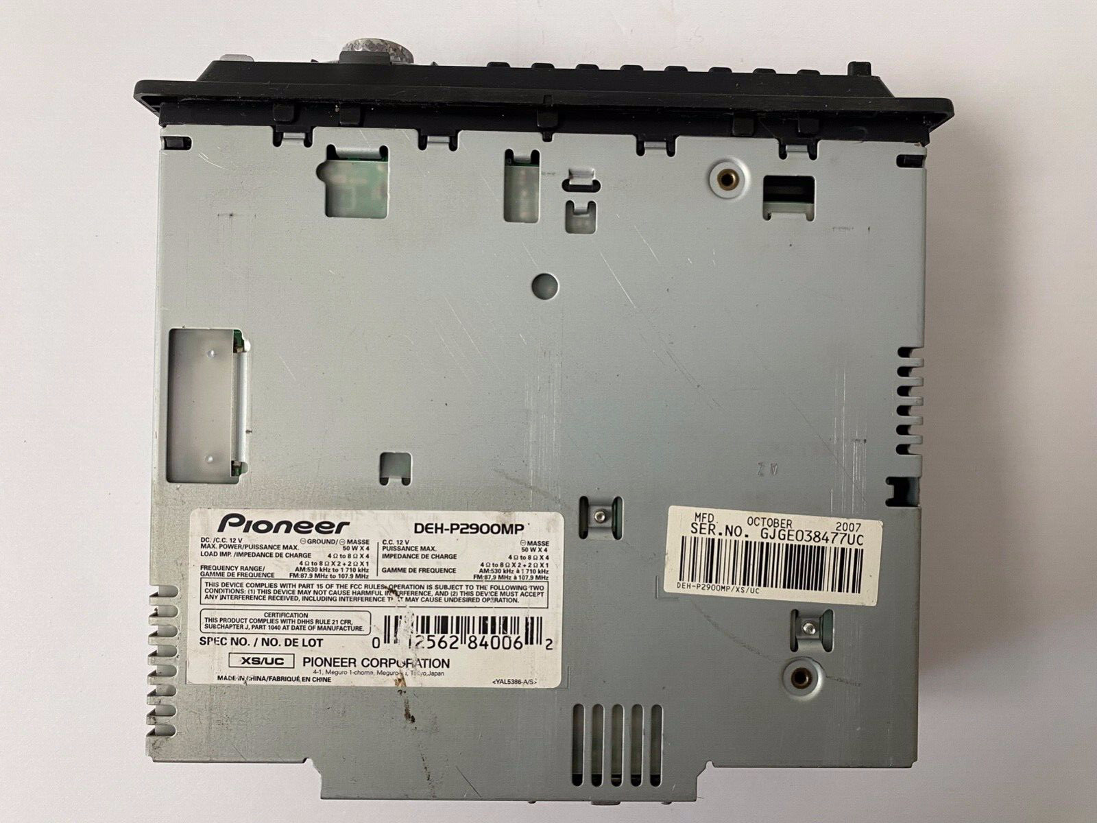 Pioneer DEH-P5500MP Mosfet 50 wx4 In Dash CD Car Radio works!