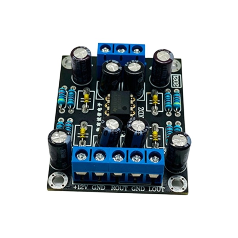 DIY Stereo Preamp Board for Sound Wiring, Signal Tests and Projects
