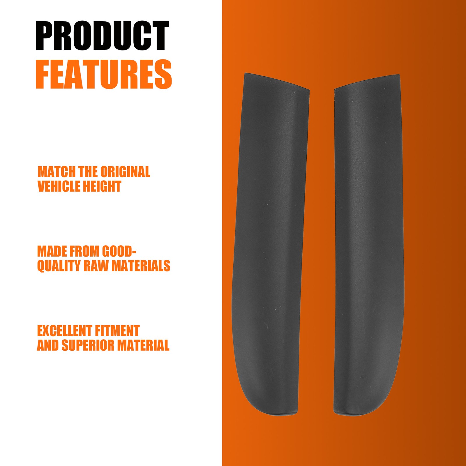 1Pair Car Rear Door Trim Strip GN15-N290B53-AA GN15-N290B52-AA 2163761 for 4914