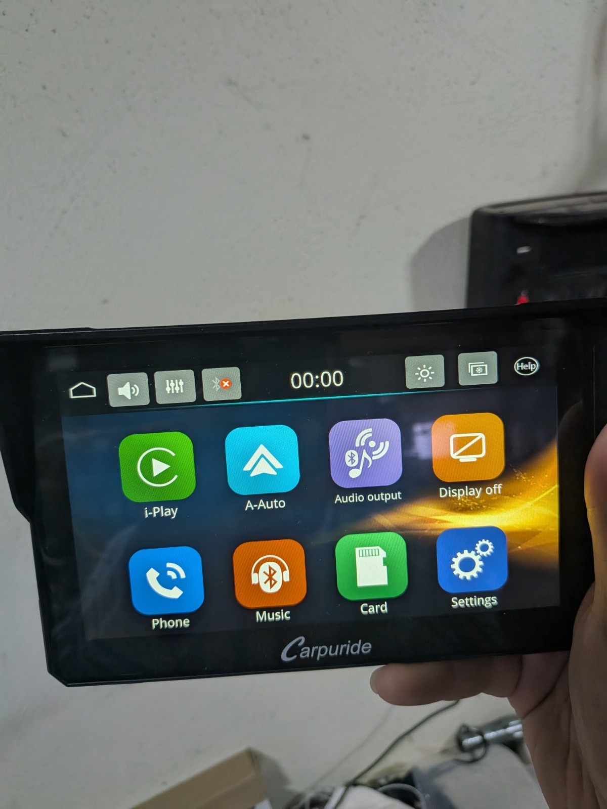 Carpuride W702 7” BMW Motorcycle CarPlay & Android Auto GPS Navigation Screen