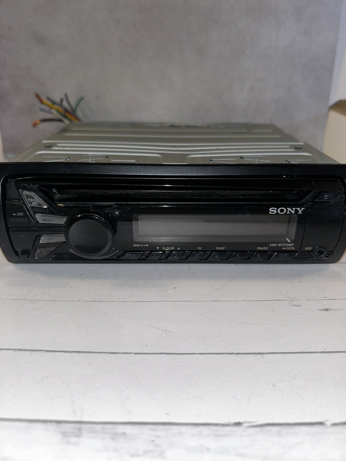 Sony CDX-GT270MP CD Player/MP3 In Dash Receiver