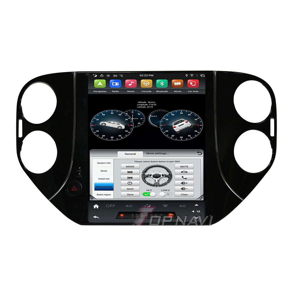 Car Stereo Radio For VW Tiguan 2010-2016 Auto GPS Navi WIFI 4G BT Androind 11