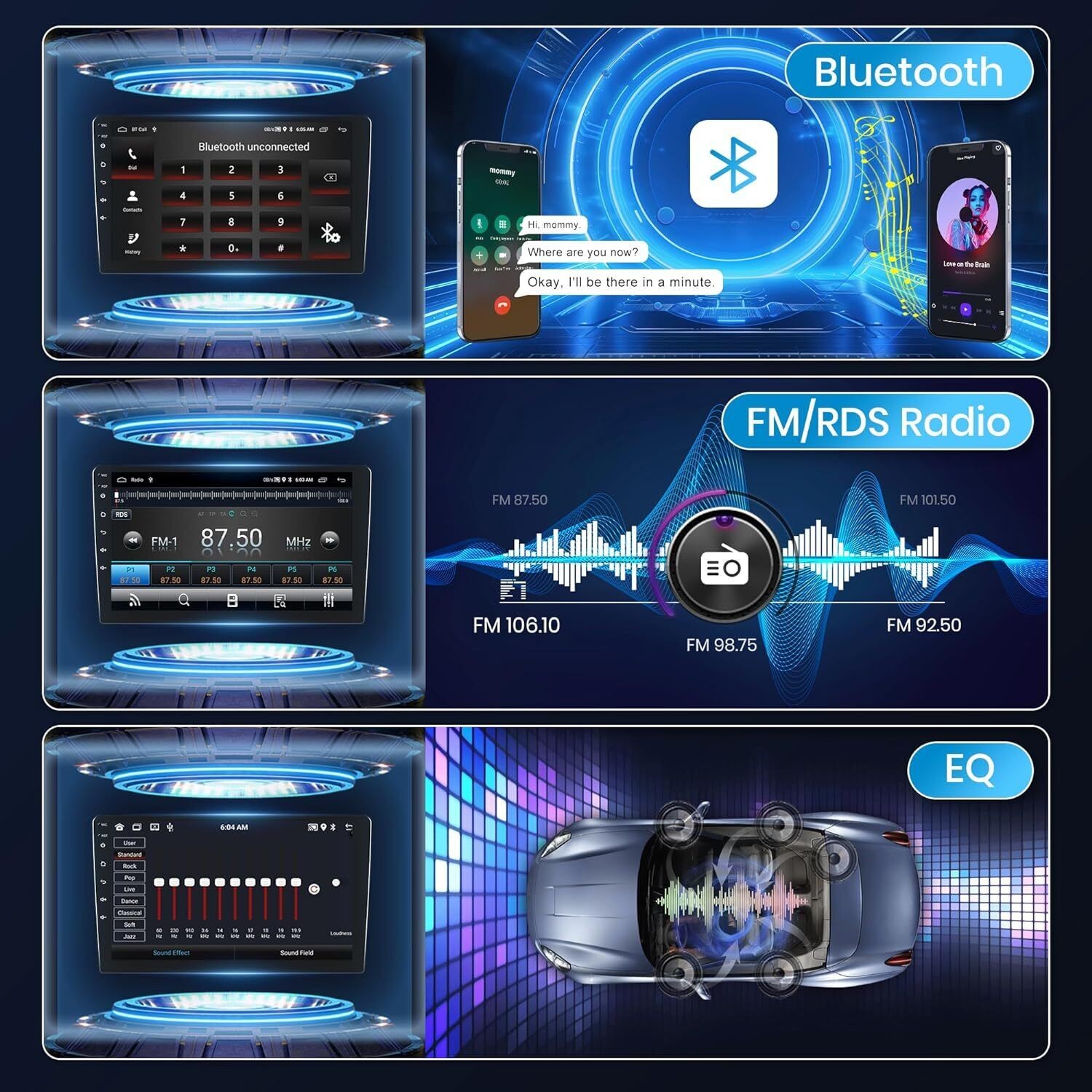 Apple Carplay For Toyota Tundra 2007-2013 Sequoia 2008-2018 Car Stereo GPS Radio