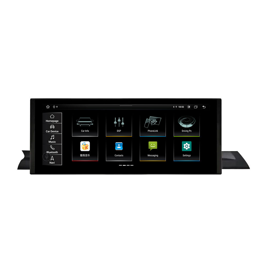 12.3″HD Car Radio for Audi A4L 2017-2021 Carplay Mirrorlink DSP BT Music SWC FM