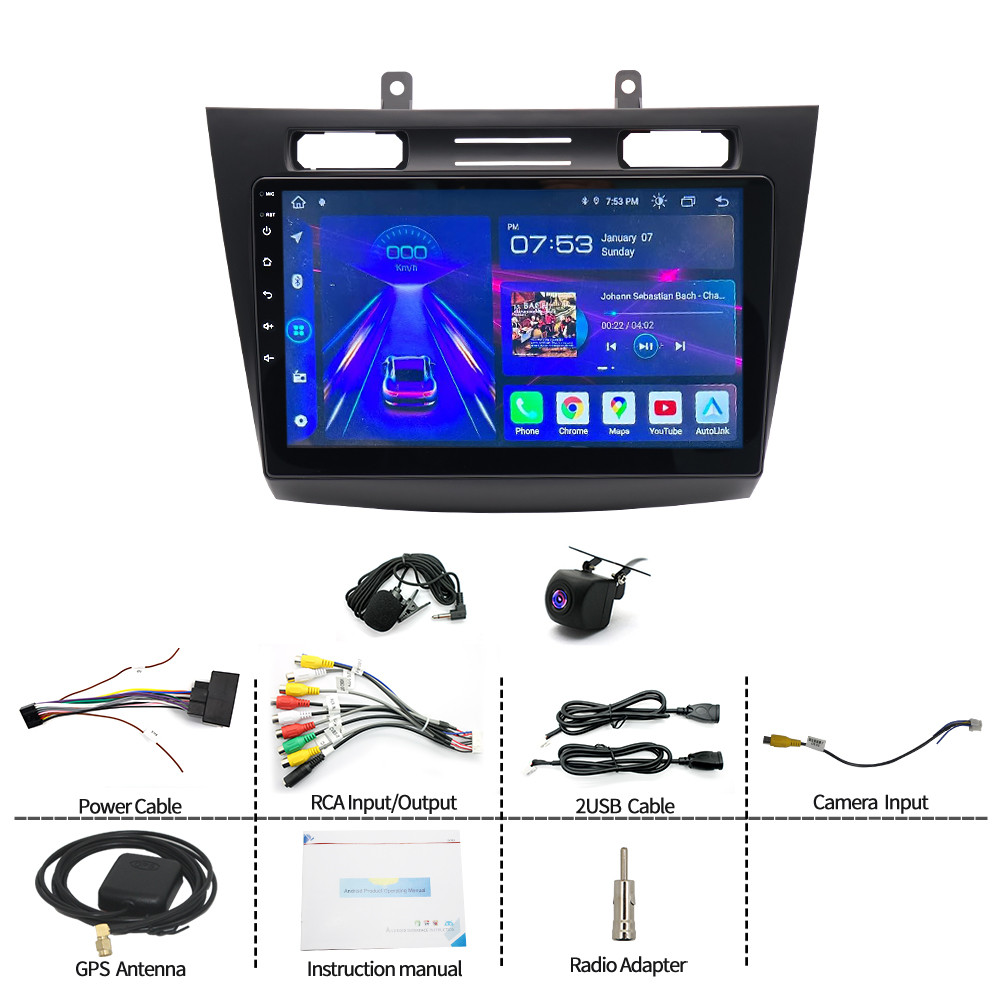 10.1″ Car Stereo Radio Android 14 CarPlay GPS For Ford Transit Connect 2010-2014