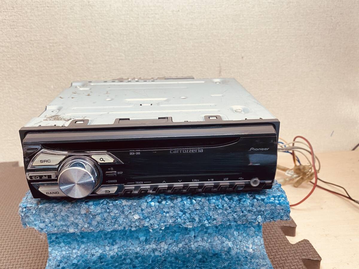 Pioneer DEH-380 1DIN CD AUX Player Car Audio Excellent JAPAN