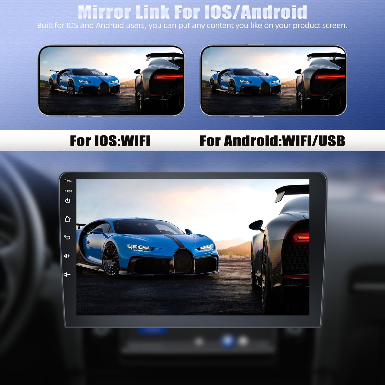 2+64G Android 15 Car Stereo for Kia Optima K5 2010 2011 2012 2013 with Wirele…
