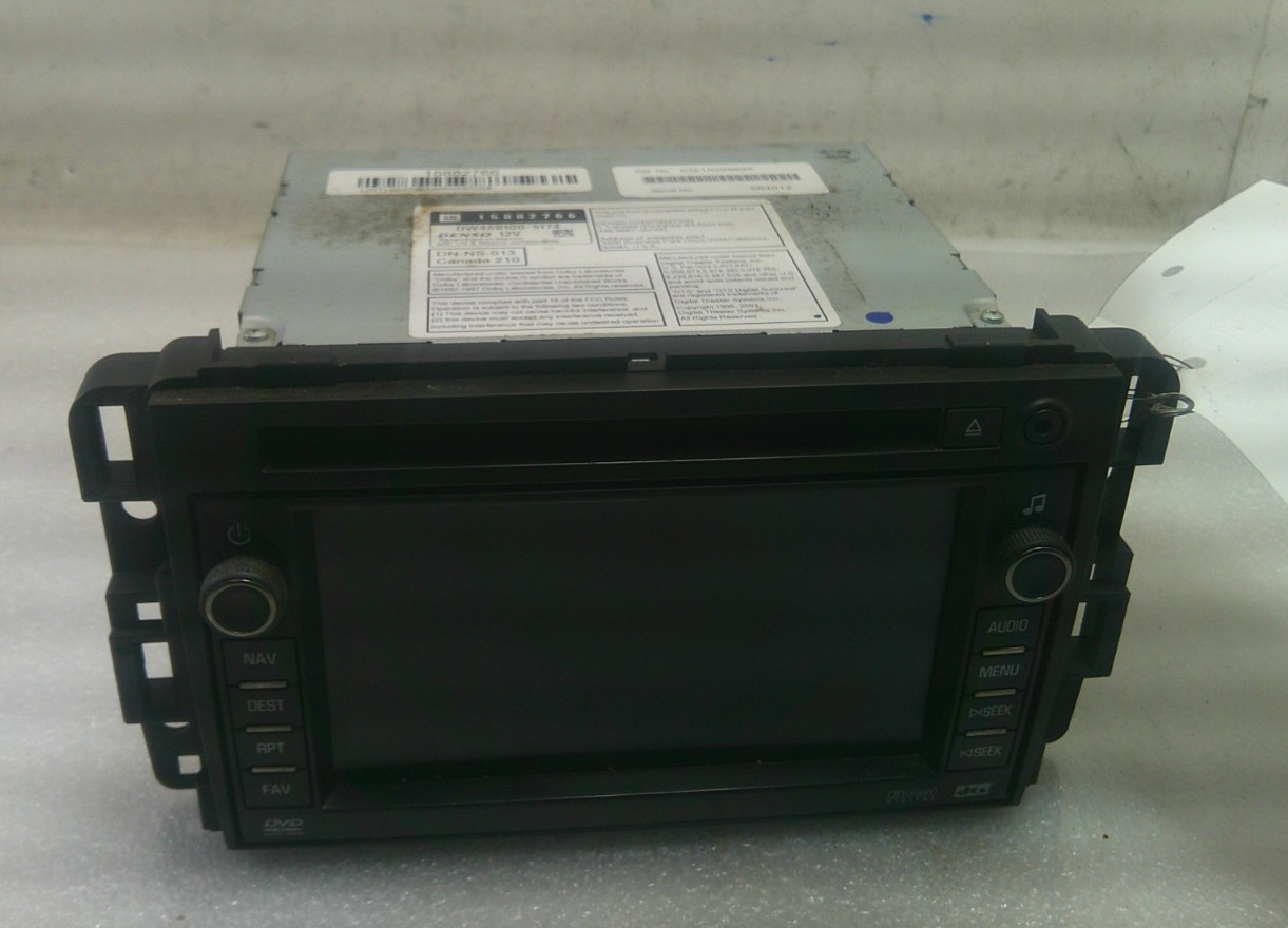 2007-2008 Chevrolet Tahoe Navigation CD DVD Player Radio Receiver Display OEM