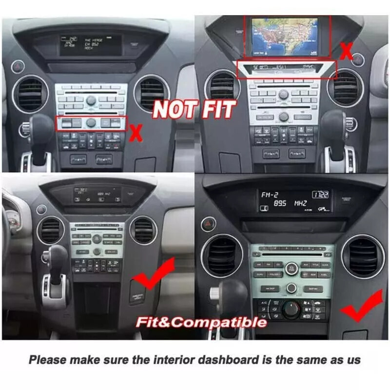 NEW 6.2″ HD Car Radio GPS Navigation Android 6+128GB For 2009-2013 Honda Pilot