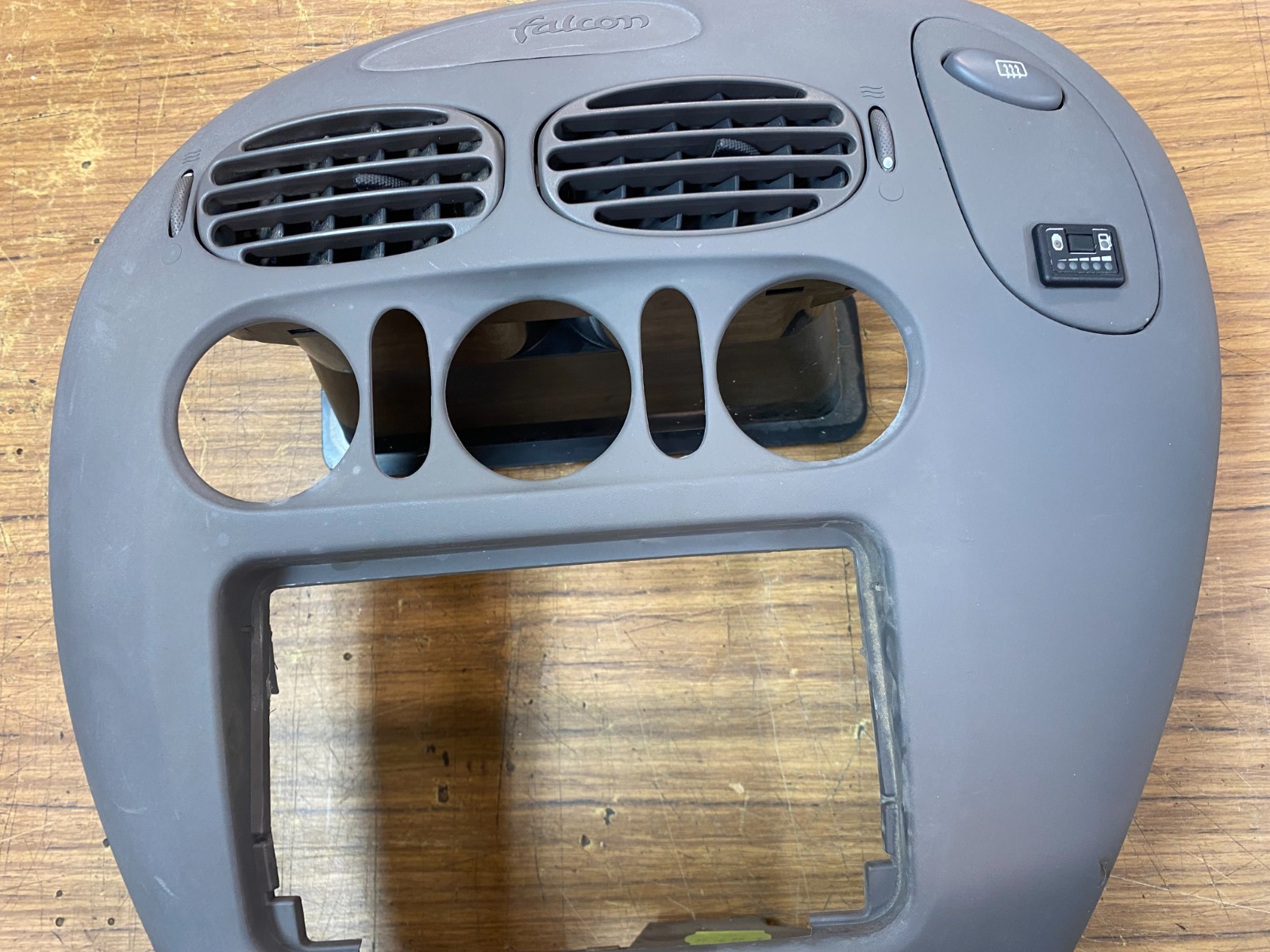 Ford Falcon AU S1 Dash A/C Stereo Control Surround Trim Grey