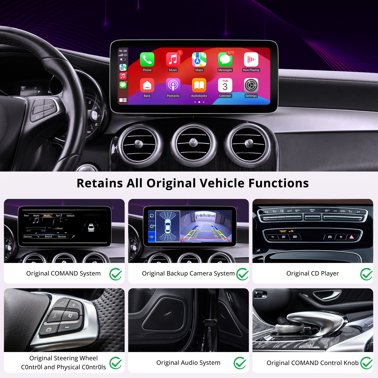 8 Core 12.3″ AI Car Stereo CarPlay For Mercedes-Benz B-class W245 2011-2012 GPS