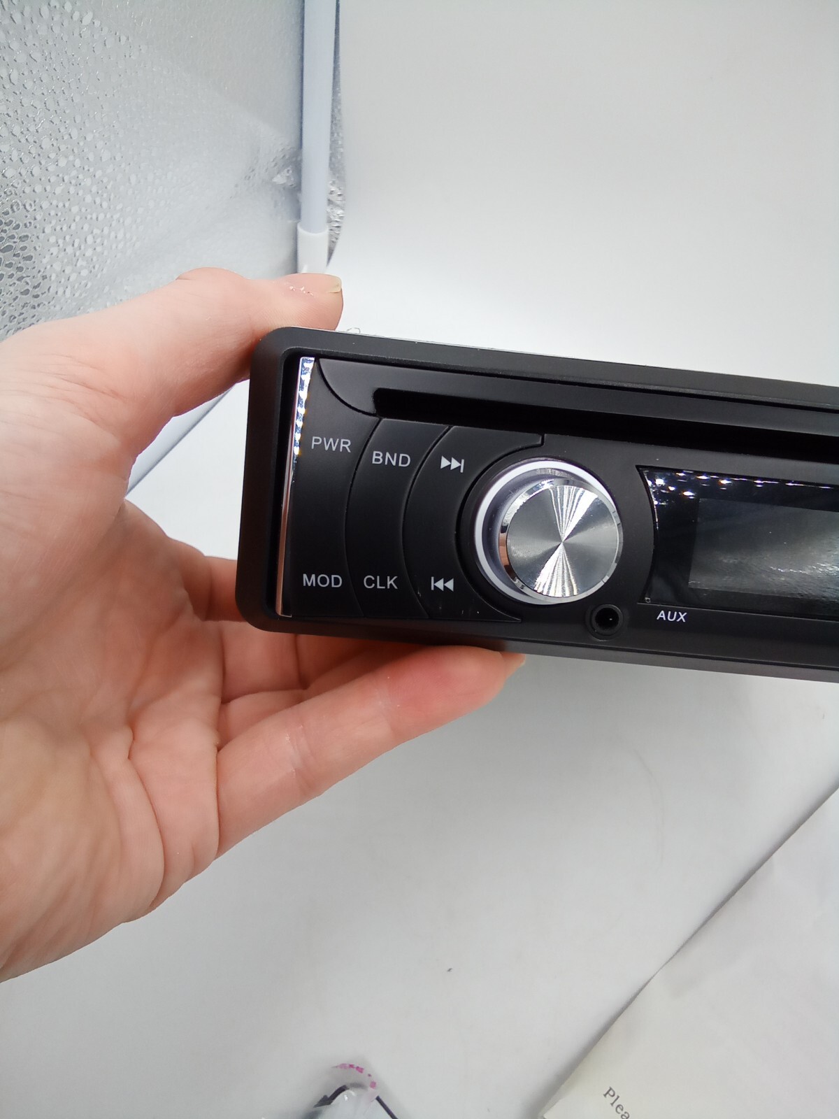A Player With Clock Unbranded No Model Number With Remote And Manual