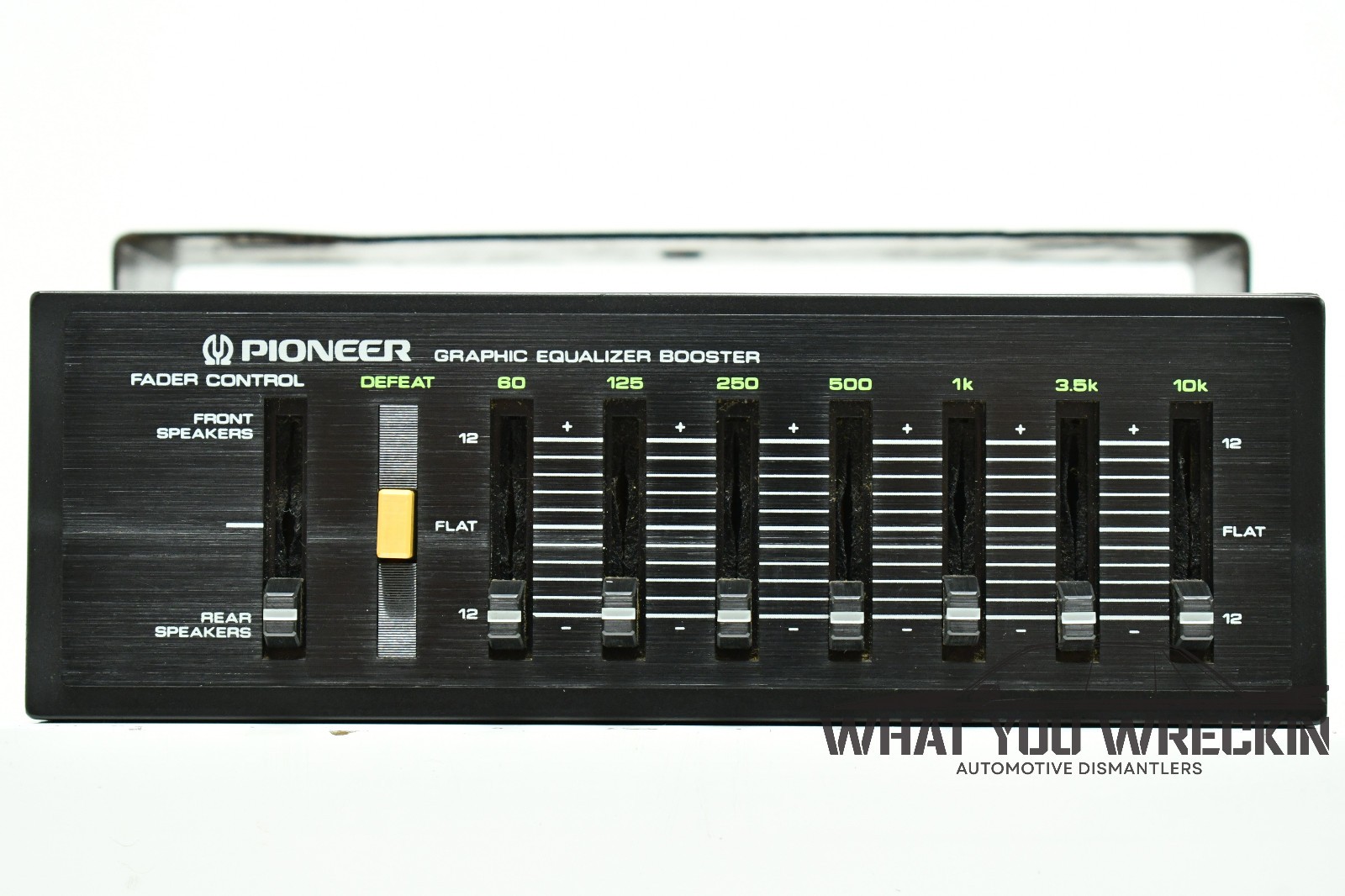 EXC: VINTAGE PIONEER (BP-520) CAR AUDIO 7 BAND GRAPHIC EQUALIZER BOOSTER – BLACK