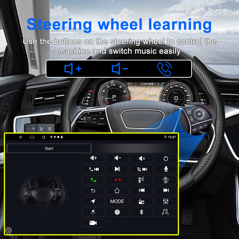 2+64G 10.1″ Double 2 Din Android 13.0 Car Carplay GPS Navi Radio Stereo WIFI BT