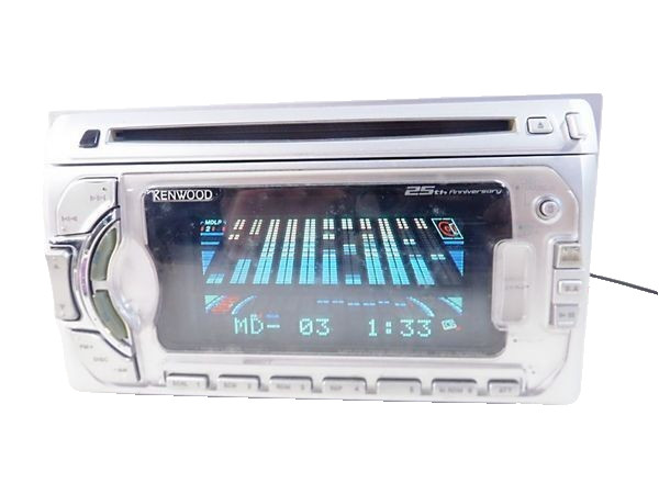 KENWOOD DPX-5025MS 2DIN CD MD MiniDisc Player AUX Input Head Unit Tested JDM