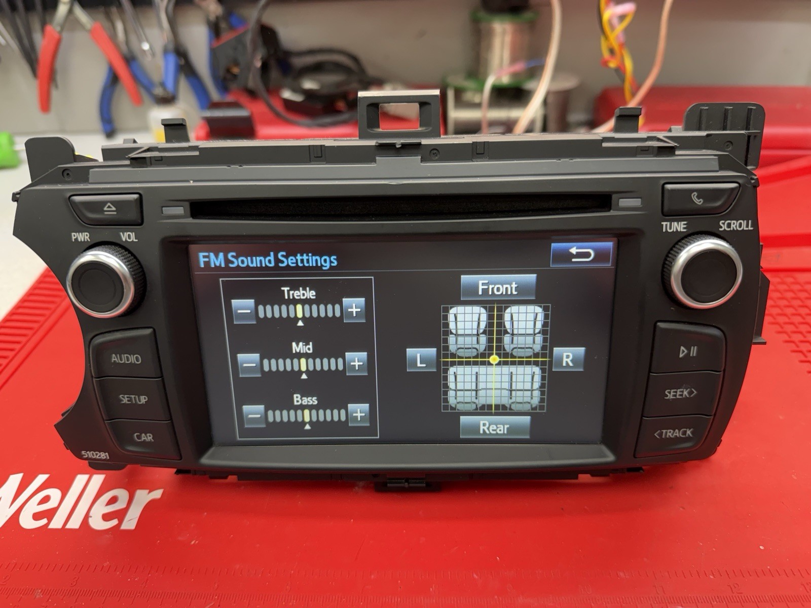 2017–2018 Toyota Yaris 86140-0D430 AM FM Radio MP3 CD Player 510281