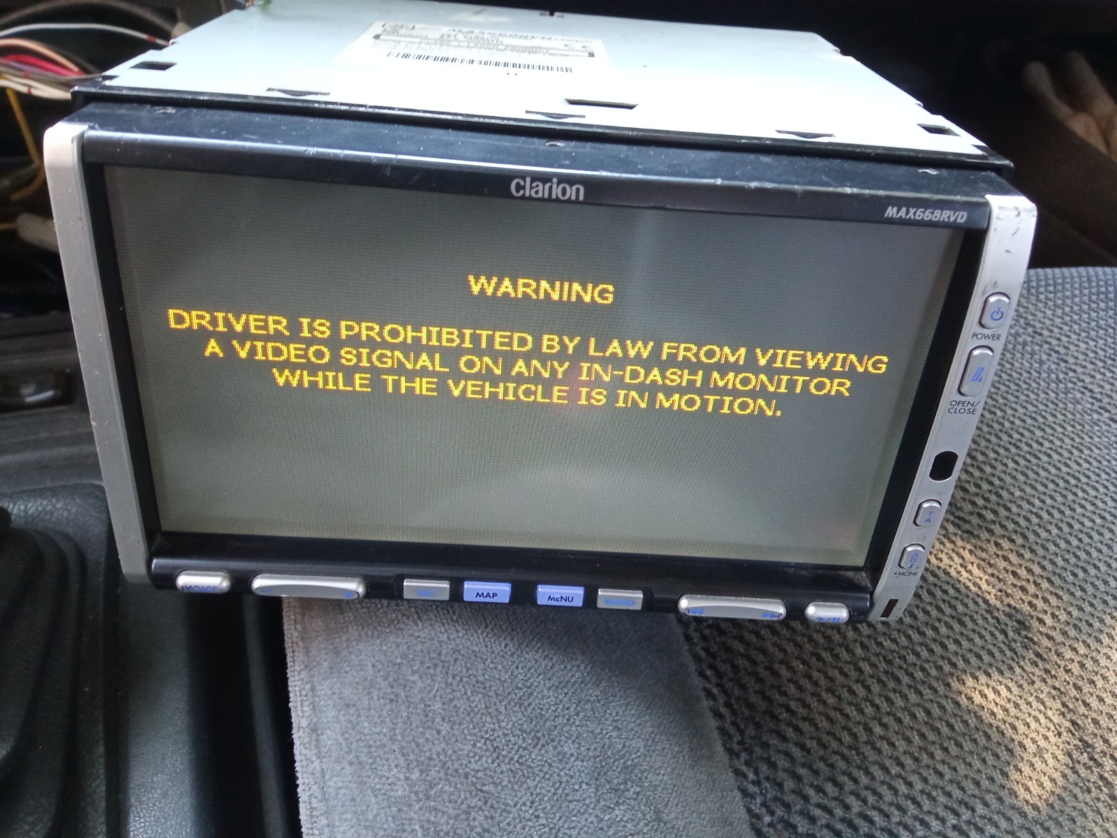 Clarion Max668rvd Max 668 Rvd Car Radio