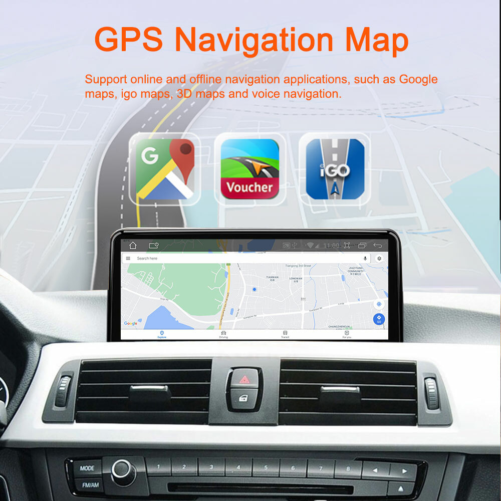 Head Unit for BWM 3 series 2 series 1 series X1 X3 2018-2020 Car GPS Navi 4G RDS