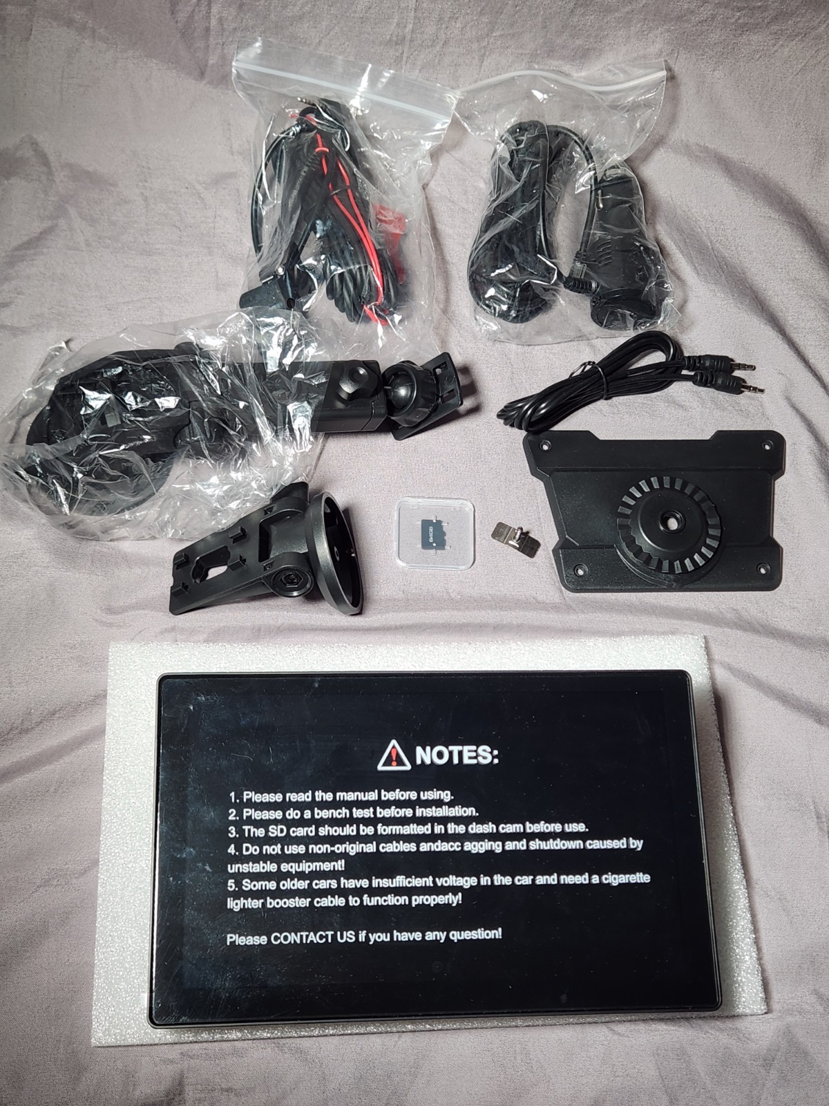 On-Board Smart PND Wireless Car Play Screen Front 4K Back 1080P Touchscreen