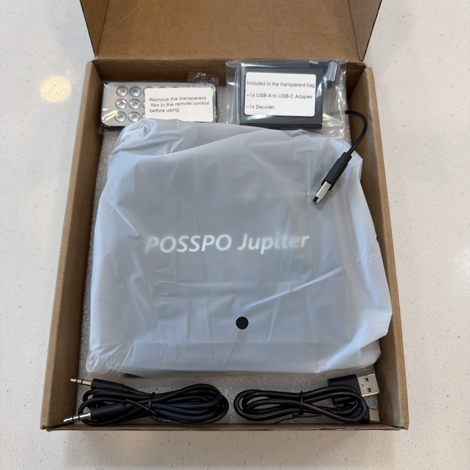 POSSPO Jupiter USB External CD/DVD Player for Car Auto Plug & Play AUX Decoder