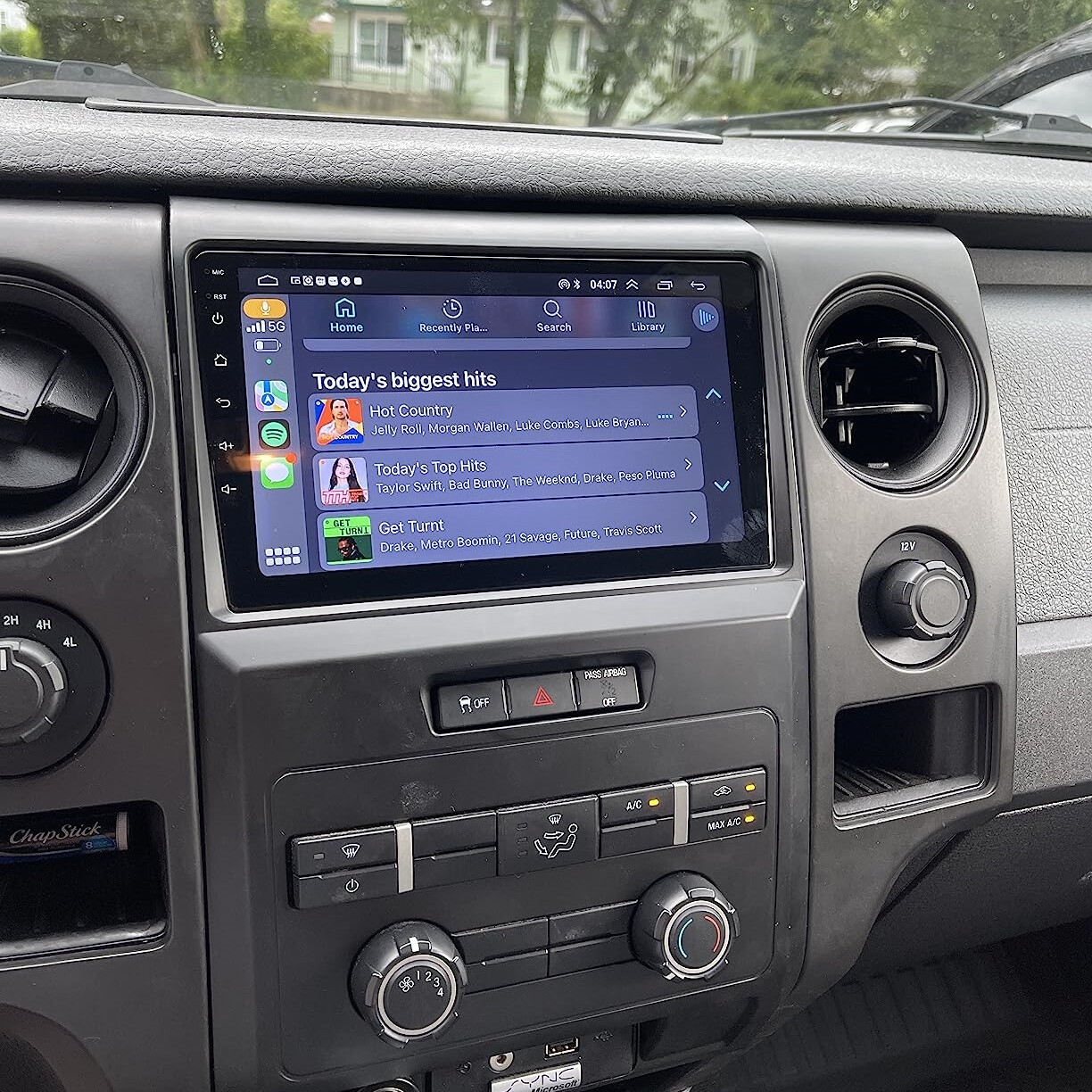 For Ford F150 2009-14 Apple Carplay 9″ Car Stereo Radio GPS Navi w/ Camera