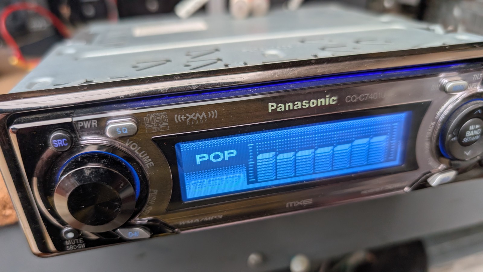 Panasonic CQ-C7401U Car Stereo Used With Bluetooth Auxiliary 🐠🐟