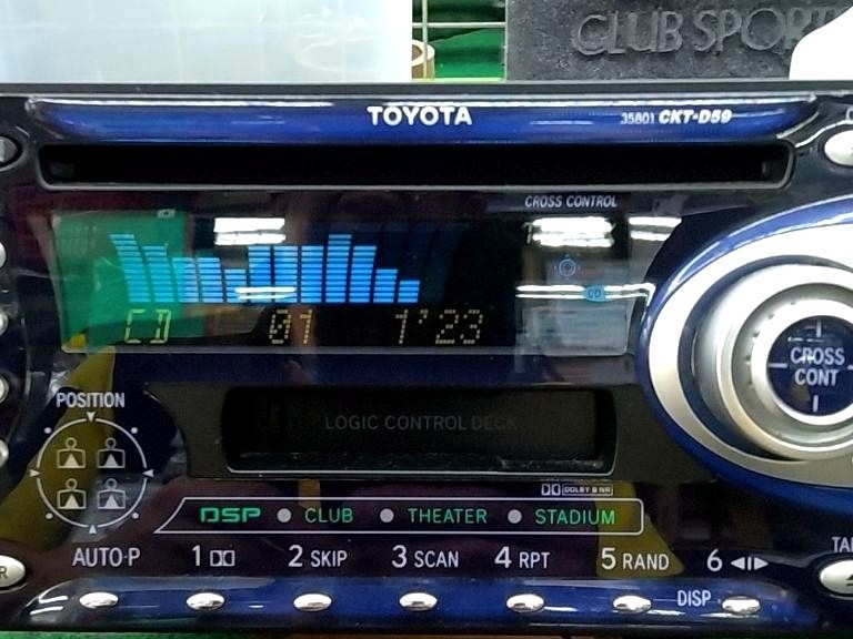 Fujitsu Ten CKT-D59 Cassette Deck Genuine OEM for Toyota Old School Car Audio JD